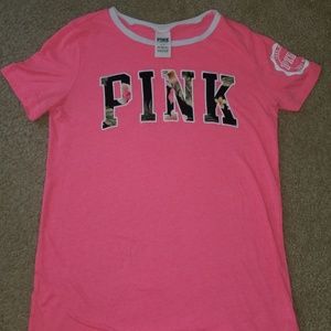 Hot pink Victoria Secret t-shirt